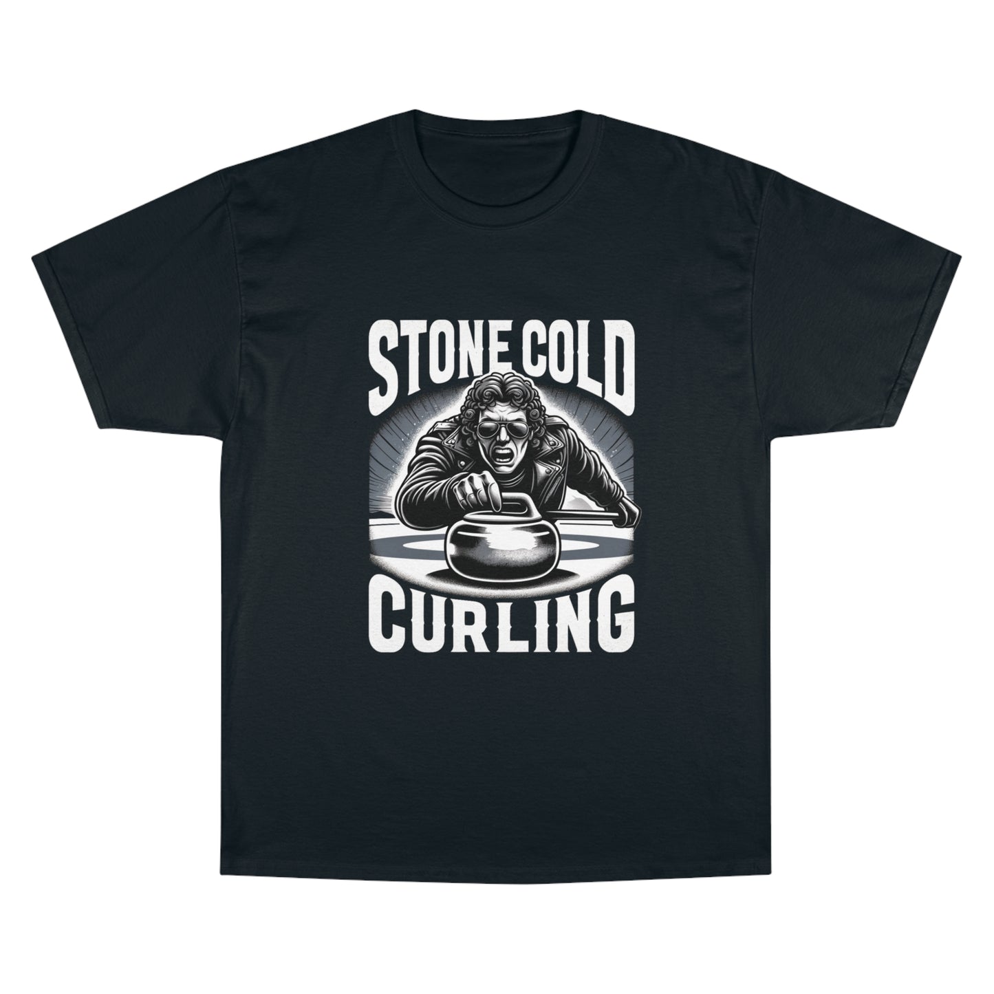 Stone Cold Curling | Funny Curling T-Shirt