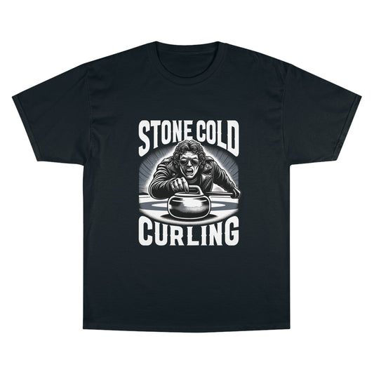 Stone Cold Curling | Funny Curling T-Shirt